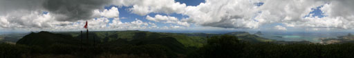 Piton de la Petite Riviére Noire - Blick über Mauritius